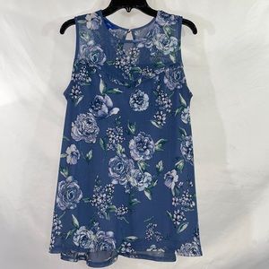 Apt 9 Floral Sheer Blouse